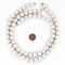 TheBeadChest 12mm Natural Round Wood Beads, Wooden Beads Loose Wood Spacer Beads for DIY Jewelry Making, 4 Sizes (8mm, 10mm, 12mm, 20mm) - White